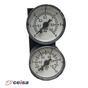 Colector del manómetro para el posicionador electropneumático SIPART PS2 6dr40
