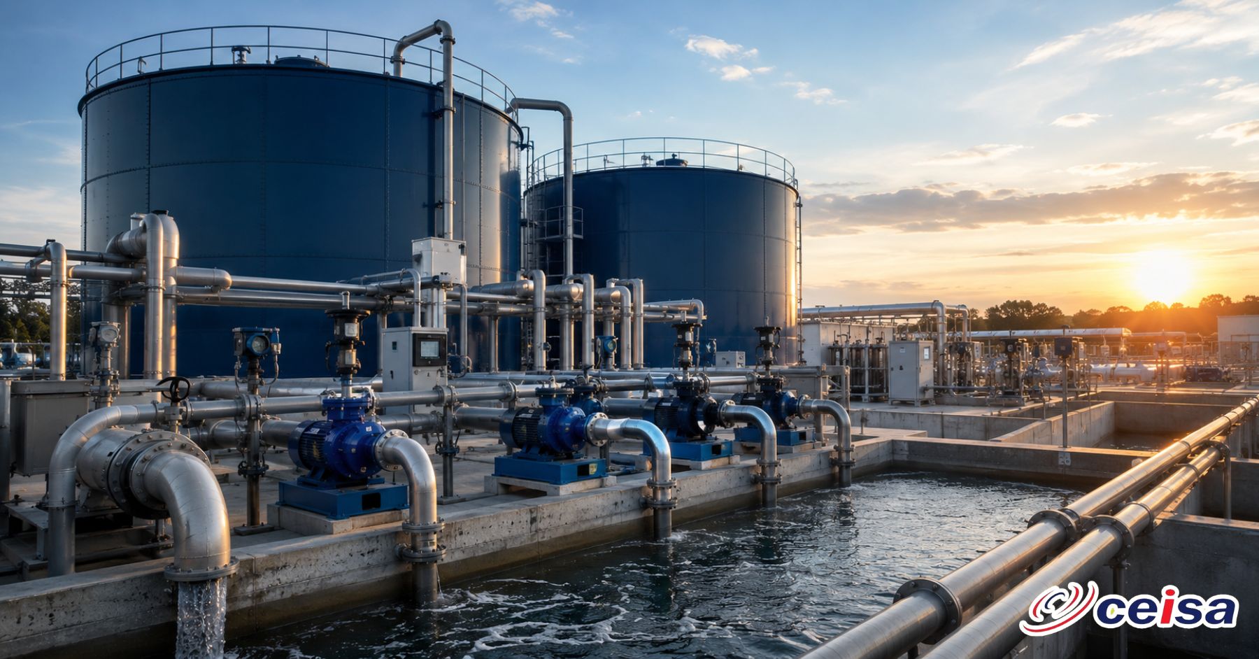 El viaje invisible de una gota de agua dentro de una planta industrial